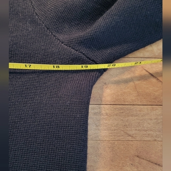 Tory Burch Merino Wool Side Zip Tunic Sweater - Picture 11 of 14